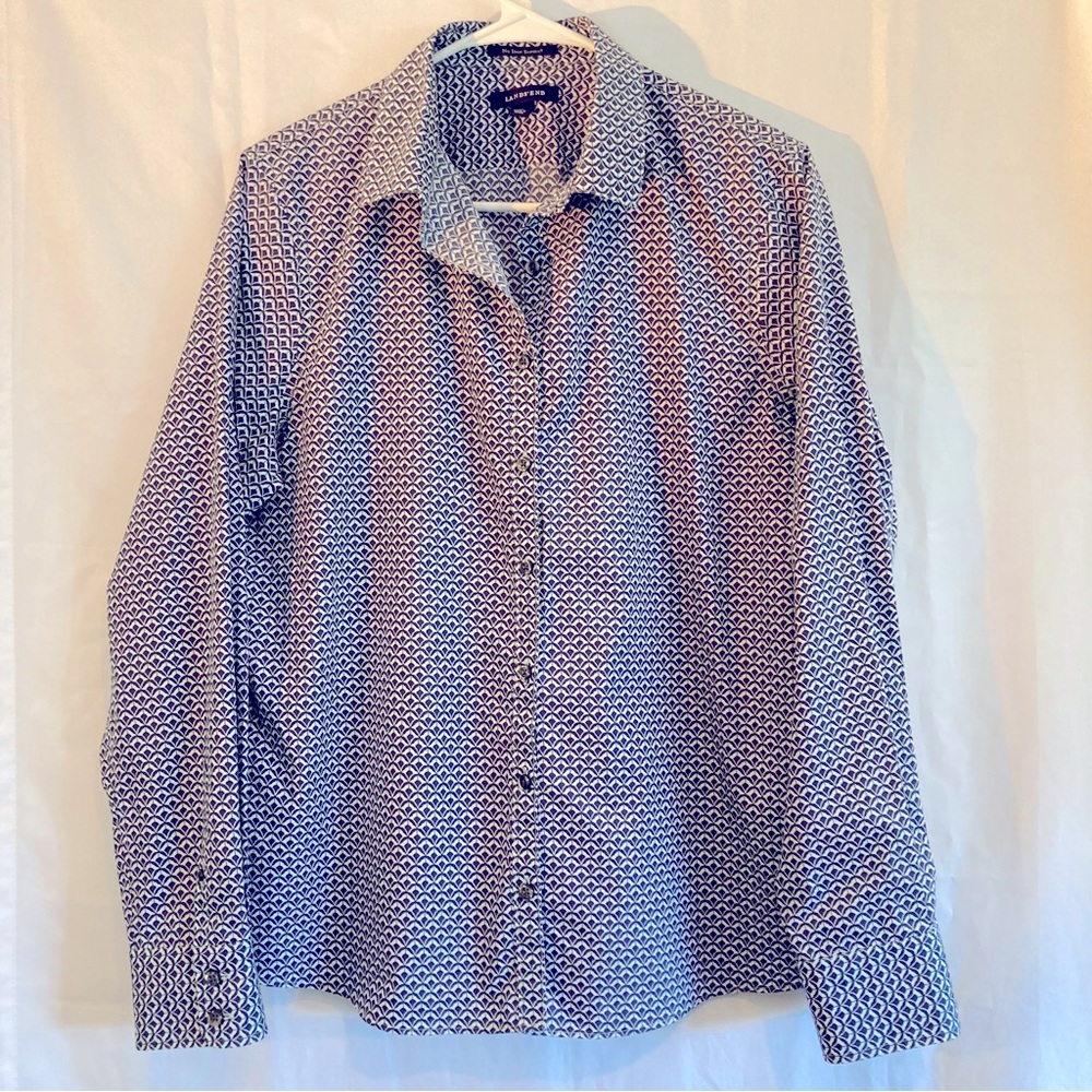 Lands End size 12 Supima cotton button-down top